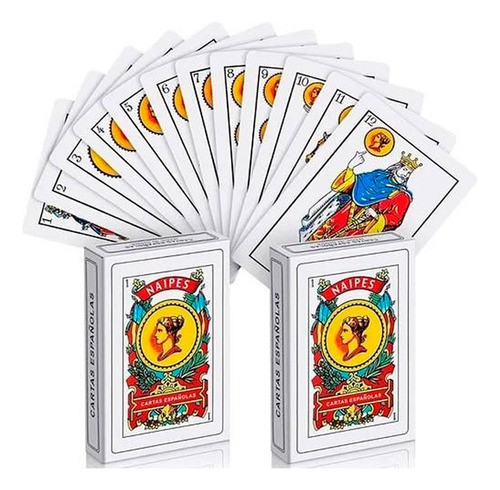 Mazo De Cartas Españolas Baraja De 50 Naipes X1 Unidad 0