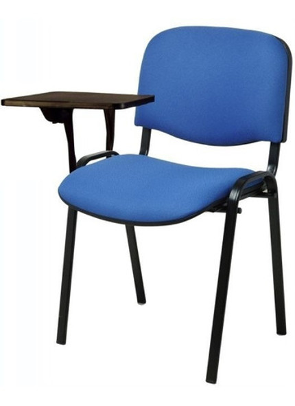 Silla Universitaria Colegio Pupitre Tapizada Ecocuero/tela 0