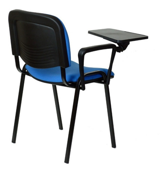 Silla Universitaria Colegio Pupitre Tapizada Ecocuero/tela 1