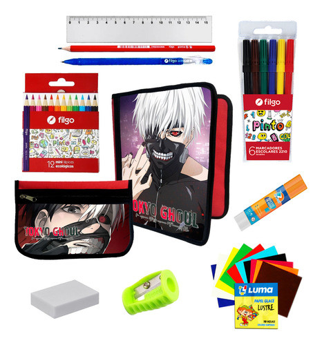 Oferton Carpeta + Cartu + Utiles Tokyo Ghoul #262 0