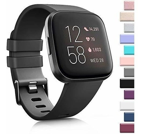 Malla Para Fitbit Versa Black / - Large 0