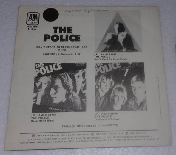 The Police Don't Stand So Close To Me / Friends Simple Kktus 1