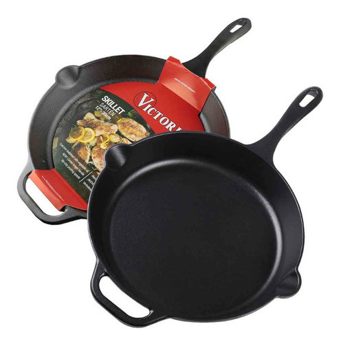 Sartén Victoria Hierro Esmaltado 30cm Kirkor 0
