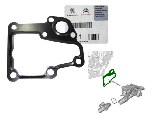 Junta Carcaça Válvula Termostática Citroen C4 2.0 16v Ew10a 0
