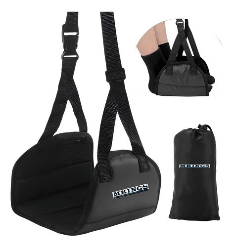 Reposapies Y Accesorios Para Viaje En Avion .negro 0