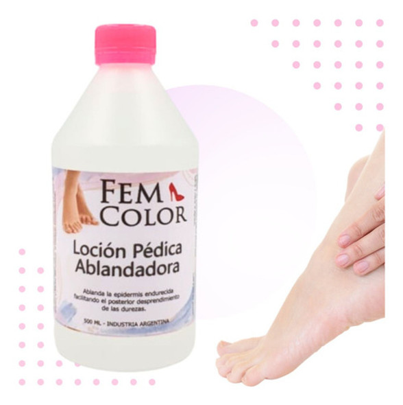 Locion Ablandadora Pedica 500ml X 6unid Podologia Femcolor 0