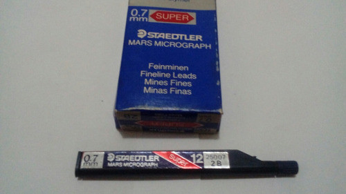 Grafite Staedtler Técnico 0.7 2b. Tubo Com 12un 1