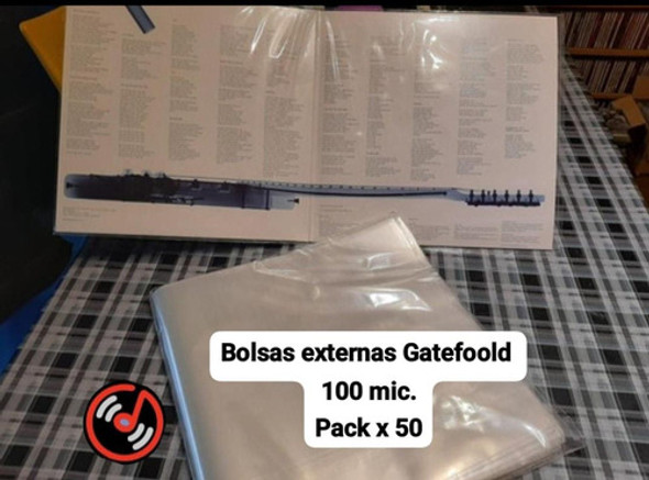 Bolsas Para Vinilos - Gatefold - 100 Micrones Paq.x 50 Unid. 0