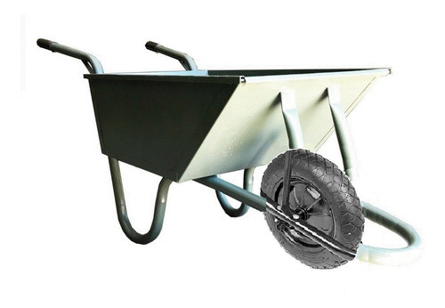 Carretilla 80 Litros Con Rueda Neumática Belcer 0