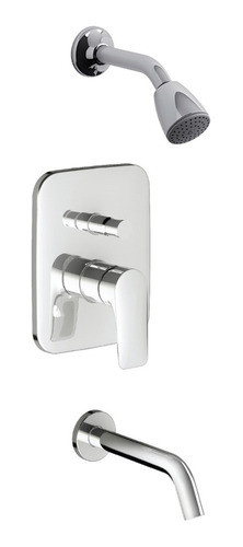 Griferia Fv Monocomando Ducha Bañera Baño Jana 0106/m1 Cromo 0