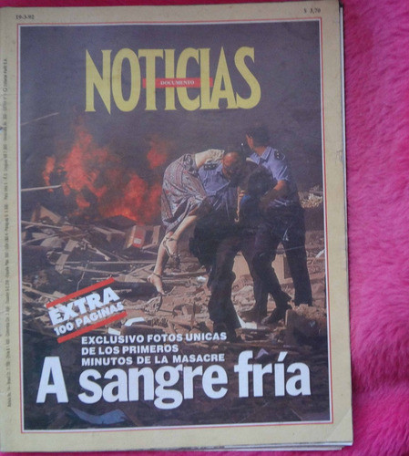 Revista Noticias 19 Marzo 1992 Atentado A La Embajada Israel 0