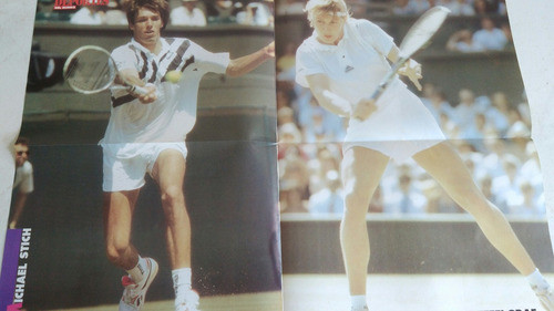 Póster Tenis Michael Stich Steffi Graf 0