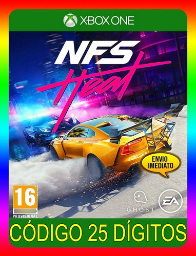 Need For Speed Heat Xbox One - 25 Dígitos (envio Já) 0