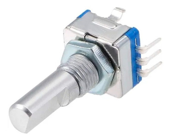 Encoder Rotatorio 20 Paso Codificador Ec11 Con Pulsador 25mm 1