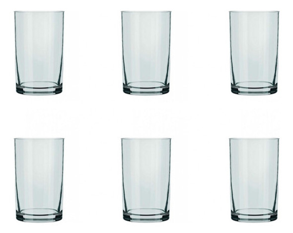 Vaso De Agua 200 Ml Cylinder Nadir Kit X6 0