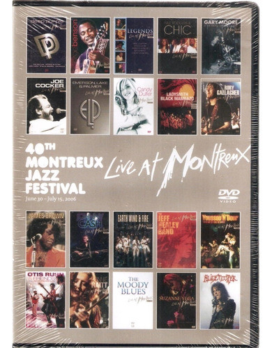 Dvd 40th Montreux Jazz Festival Live At Montreux - Lacrado 0