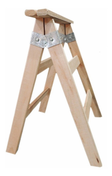 Caballete Madera Reforzado Eucalipto Plegable Altura 80cm 0