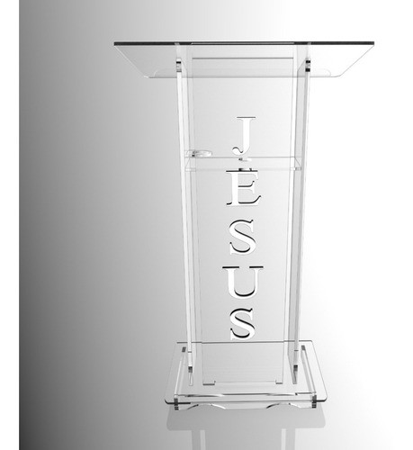 Púlpito Acrílico 100% | 12x S/ Juros 0