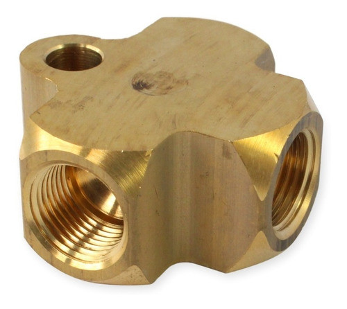 Conexión Para Freno Bronce 12x1 (x3) Sin Cono 0
