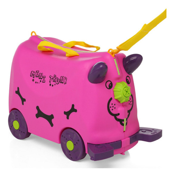 Valija Carrito Para Niños Fucsia  (3335) 0