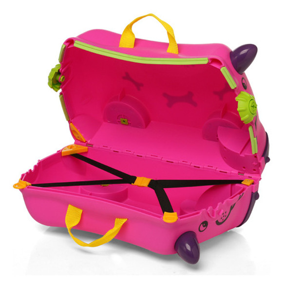 Valija Carrito Para Niños Fucsia  (3335) 1