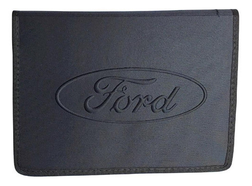 Case Rígido Capa Porta Manual E Documento Carro Ford 0