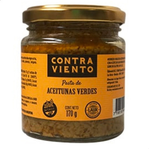 Pasta De Aceitunas Verde Laur Aderezo Aceite Oliva Sin Tacc 0