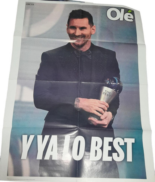 Poster De Messi Ole Premio Best Argentina Campeon Mundial 0 Poster De Messi Ole Premio Best Argentina Campeon Mundial 0