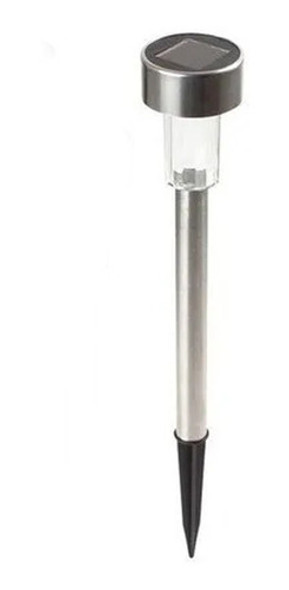Pack X 4 Estaca Solar Farol Exterior Jardín Led Luz Fría 0