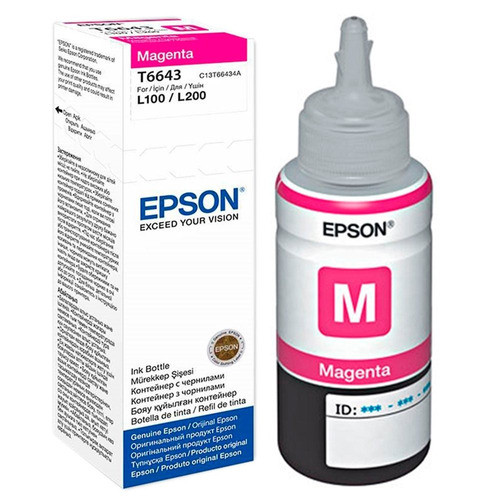 Refil Epson Para Tanque De Tinta Magenta T664320-al 0