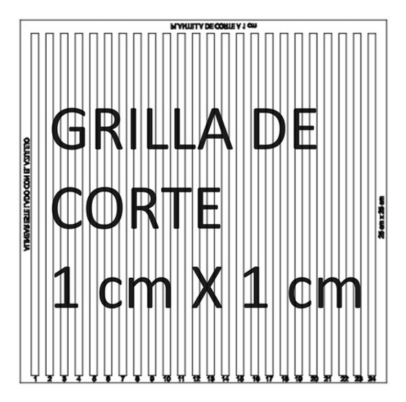 Grilla De Corte Vidrio - Mosaiquismo - 1 X 1 - 0