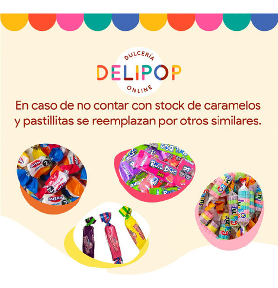 Golosinas Para Piñata Surtido X600g - Delipop Dulceria 1