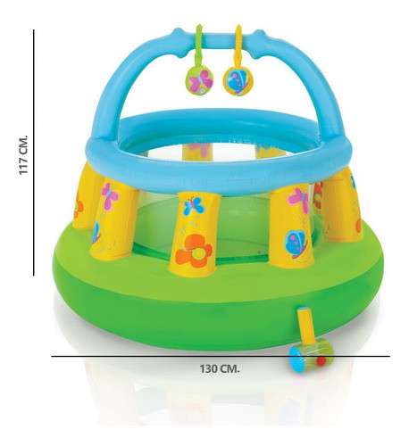 Corralito Bebe Inflable Intex My First Gym 130x104cm Cts 1