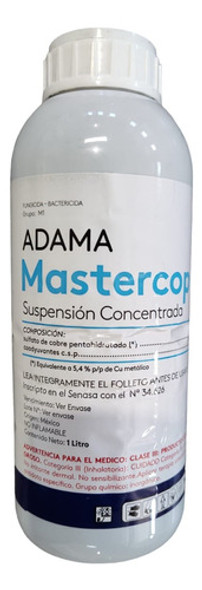 Mastercop Fungicida Bactericida 1l 0