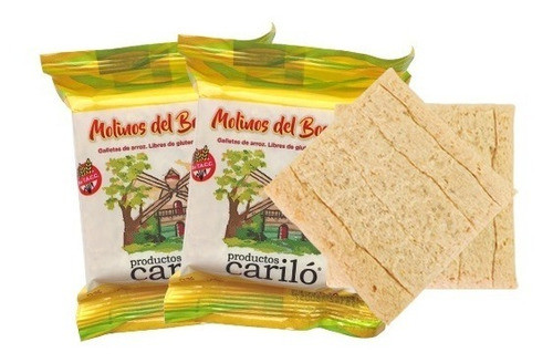 Tostadas De Arroz Sin Tacc Individuales Cariló X120 Paquetes 0