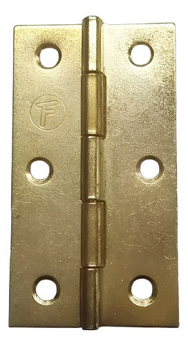 Bisagra Libro 5005 75mm Bronceada 3 Pulgadas Fumaca X25 0