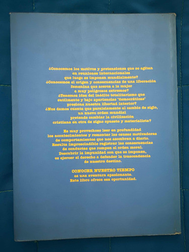 Libro Conocer Nuestro Tiempo 1