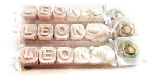 Souvenirs Jaboncitos De 6 Letras X 30 0