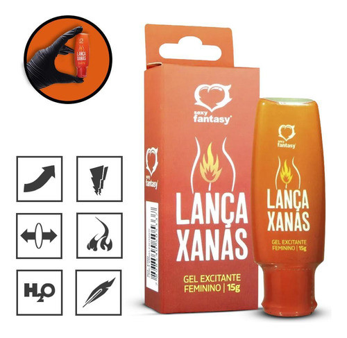 Lança Xanas Excitante Feminino Esquenta E Vibra Gel 15g 0