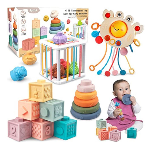 Plunack Juguetes Para Bebés 4 En 1 De 6 A 12 A 18 0