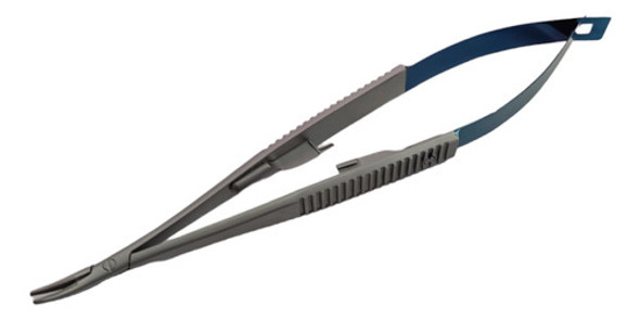 Porta Agulha Inox Castroviejo 14 Cm Curvo Azul Videa Sm 0 Porta Agulha Inox Castroviejo 14 Cm Curvo Azul Videa Sm 0