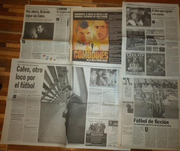 Lote 90 Recortes Carlos Calvo Clipping 1