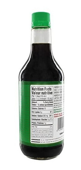 Molho Soja Less Sodium Shoyu Light Menos Sal Kikkoman 591ml 1