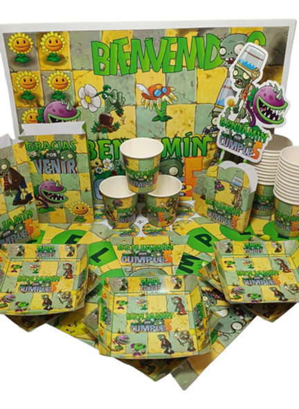 Cotillón Infantil Personalizado X 20 Plantas Vs Zombies 0