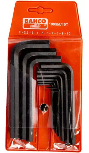 Juego De Llaves Allen 1995m/10t Bahco - Ynter Industrial 0