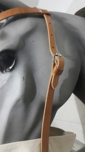 Morral Comedero De Lona Y Cabezada De Suela Apero Recado 1