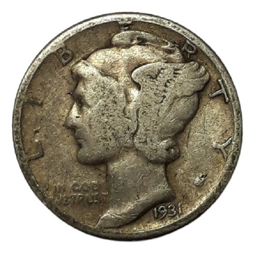 Estados Unidos - Dime 1931 Fecha Escasa - Km 140 (ref 222) 0