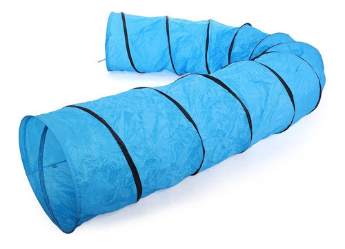 Equipo De Agilidad De Perro Azul Oxford Paño Túnel Al Aire L 1