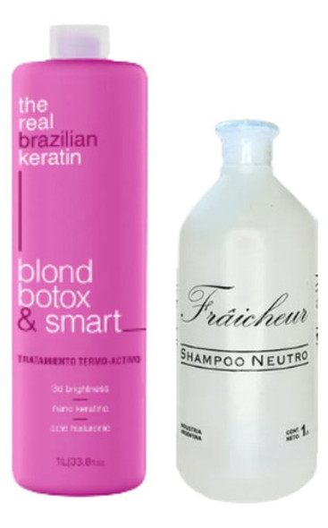 Alisado Botox Smart Real Brazilian X 1 L + Sh Neutro 1 L 0 Alisado Botox Smart Real Brazilian X 1 L + Sh Neutro 1 L 0