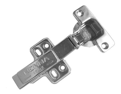 Dobradiça Reta Com Amortecedor Inox Click Slow Renna- Flores 1